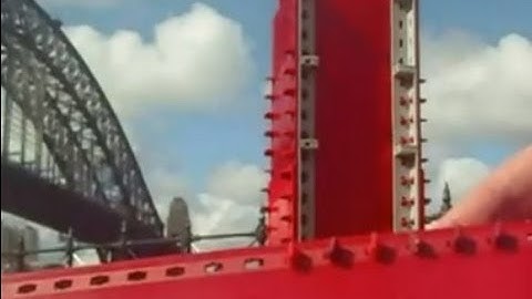Sydney Harbour Bridge girder science practical engineering demonstration with Fischertechnik