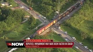 2 dead after driving vehicle into 27th car of CSX train in Polk County