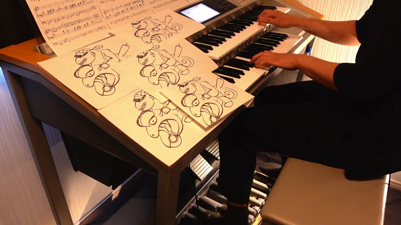 マリオカートWii「レインボーロード」を弾いてみた　エレクトーン