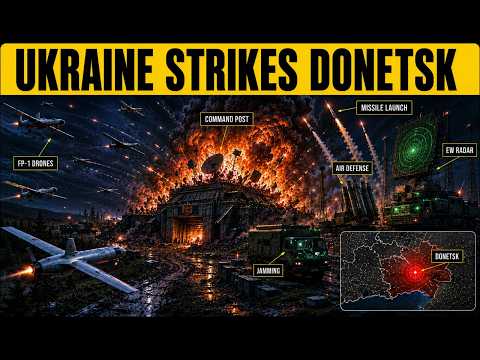 Ukrainian Drones ATTACK Russia's Military Command Post In Donetsk - Then THIS Happened...