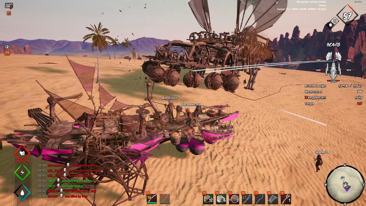 Last Oasis, Dingy vs War Hornet