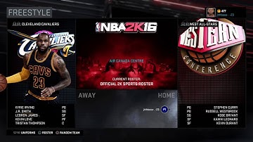 New glitch you can use any customer roster on black top on 2k16 super easy