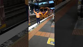 Swan Hill service loco shunting at Melbourne Southern Cross Platform 4A on 18/6/2026