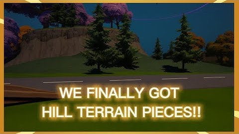 WE FINALLY GOT HILL TERRAIN PIECES!! Fortnite Version 22.20 Creative Update