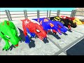 5x T REX SUPERMAN, SPIDERMAN T REX DC MARVEL DEATH RUN HUNTING   JURASSIC WORLD EVOLUTION 2