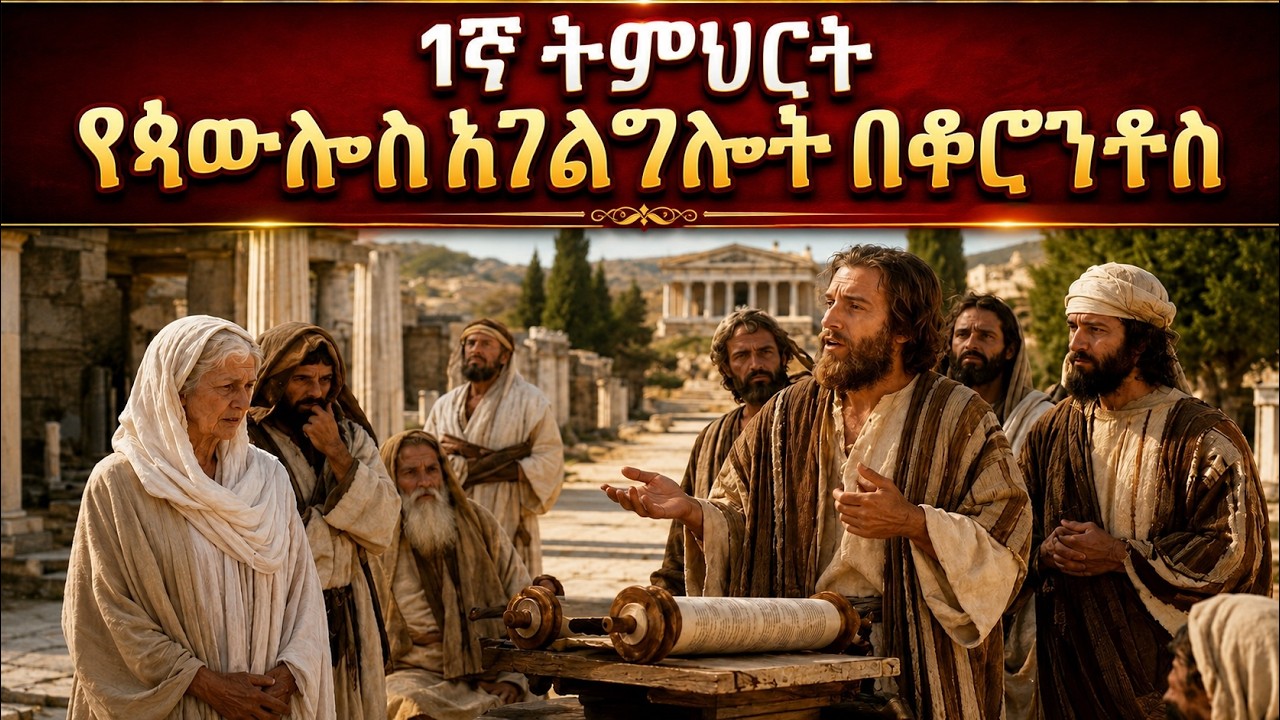 1ኛ ትምህርት - የጳውሎስ አገልግሎት በቆሮንቶስ | Paul’s Ministry in Corinth