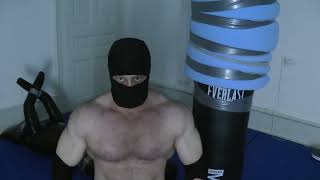 18 Years Old Teen Bodybuilder Flexing Powerful Hairy Ninja Muscles