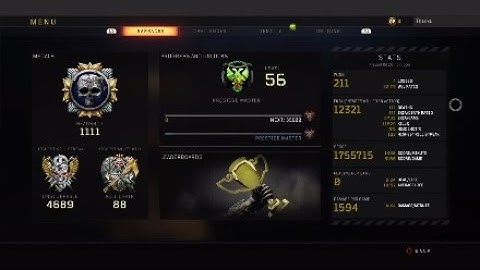 OG PSN "Thanks" Best Prestige Master Stats MP 111+ KD, League 11+ KD Black ops 4 (COD BO4)