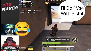 CoD Narco Found Funniest Random Player In His Squad | Funniest Random  Player Found In Blackout