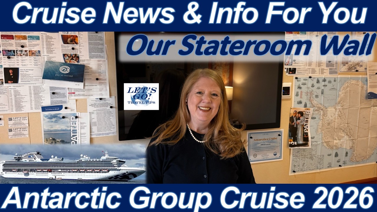 CRUISE TIPS! What We Put On Our Cruise Cabin Wall | Antarctica Wrap-Up