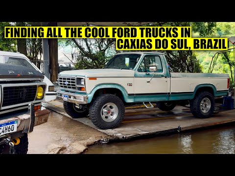 Spending The Day In Caxias Do Sul, Brazil Finding Classic Ford Trucks! + Shop Tour Of Route V8