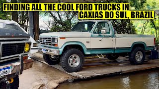 Spending The Day In Caxias Do Sul, Brazil Finding Classic Ford Trucks! + Shop Tour Of Route V8