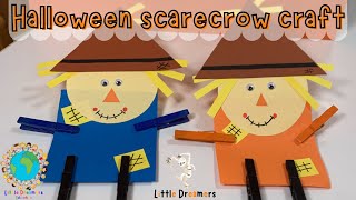 Halloween Scarecrow Craft | Halloween crafts 2022 | 4k