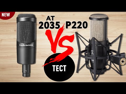 Audio-Technica AT2035 vs AKG P220 - обзор, тест