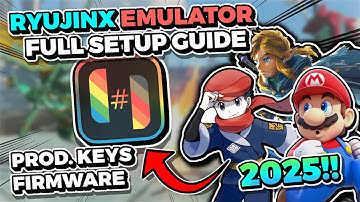 🔥2025! Ryujinx Emulator Full Setup Guide | Ryujinx Prod Keys and Firmware Guide | Switch Emulator PC