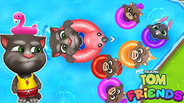 My Talking Tom Friends Pool MINI GAMES (Android/IOS) Gameplay Walkthrough Part 5