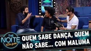 Quem sabe dança, quem não sabe... com Maluma | The Noite (10/05/17)