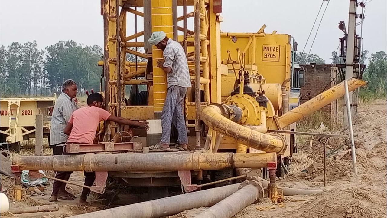 cement fiber Tubewell casing pipe lowering, reverse rotary drilling