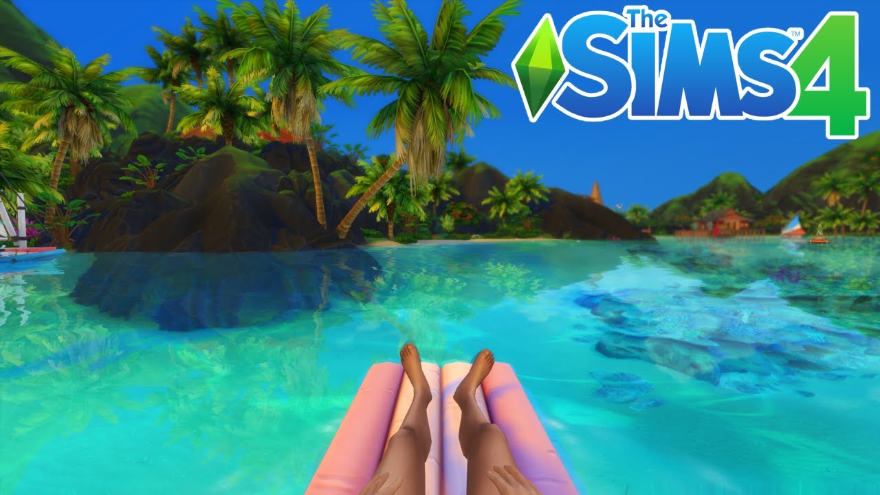 I played The Sims 4 in First Person again... 🐚☀️