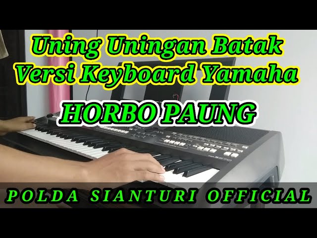 HORBO PAUNG | Gondang Batak Terpopuler | Uning uningan Batak Toba | Keyboard Yamaha psr s670 class=