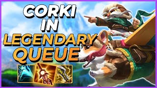 Corgi Corki In Legendary Queue? Challenger Corki - Wild Rift High Elo Mirmoooo