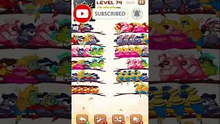 Bird Sort 2 Level 74 #mustwatch #gamingvideo #lovelybirds