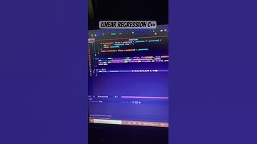 Linear Regression #cplusplus #coding #machinelearning #linearregression