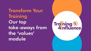 Transform Your Training - Values (The Golden Thread)