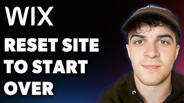 How to Reset Wix Site to Start Over (Full 2025 Guide)