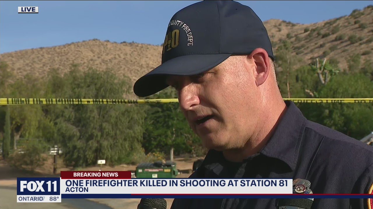 LA County Fire PIO speaks about fatal shooting at Station 81 in Agua