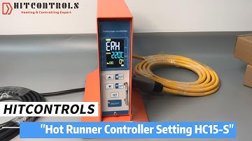 Hitcontrols v041 Hot Runner Controller Operation HC15-S, #hotrunner #injectionmolding