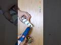 DIY Bottle Decoration With Rice/bottle/ rice craft #shorts #youtubeshorts #viralvideo #artcrafthome