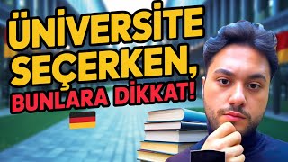 Almanyada Üni̇versi̇te Seçerken Bunlara Di̇kkat Et