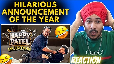 The Most "Khatarnak" Announcement - Reaction 🤣| Happy Patel Khatarnak Jasoos | 16th January 2026
