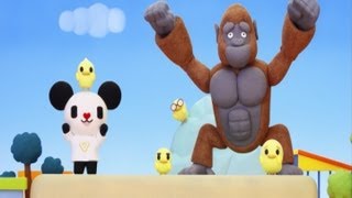 ゴーちゃん。】パペットアニメ 第二弾ゴリラ編 - YouTube