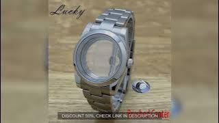 36mm 40mm Fit NH34 NH35 NH36 ETA2824 PT5000 Movement Case Brushed Center  Bracelet Sapphire Glass Cr