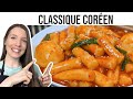 Recette de tteokbokki facile et rapide street food coren  hop dans le wok