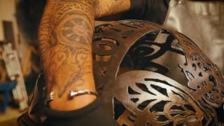 Metal Artist Marcel Boonen tries out a Powermax45 XP