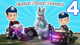 Power Wheels Police 4 Easter Bunny Rescue - Will they Save Easter