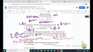 7 8 Algebra notes Screen Capture30