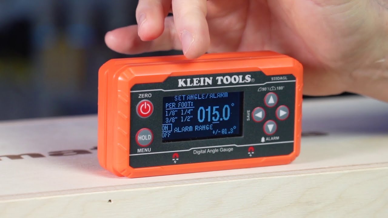 Klein Tools Digital Angle Gauge and Digital Leveler 935DAG - The Home Depot