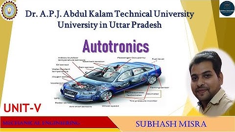 Introduction of Autotronics System ,need I Mechatronics  I AKTU I Krishna Education I Subhash Sir I