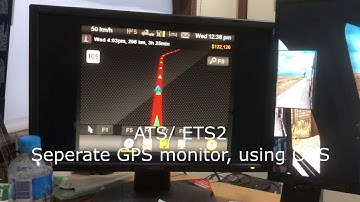 ATS/ETS2 -Enlarge in-game GPS  with OBS studio -2mins