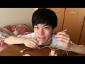 [ASMR]はじめての耳かきとタッピング　ear cleaning and tapping