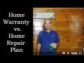 Home Warranty vs. Home Repair Plan