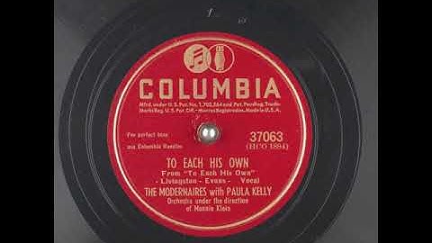 To Each His Own (1946) - The Modernaires