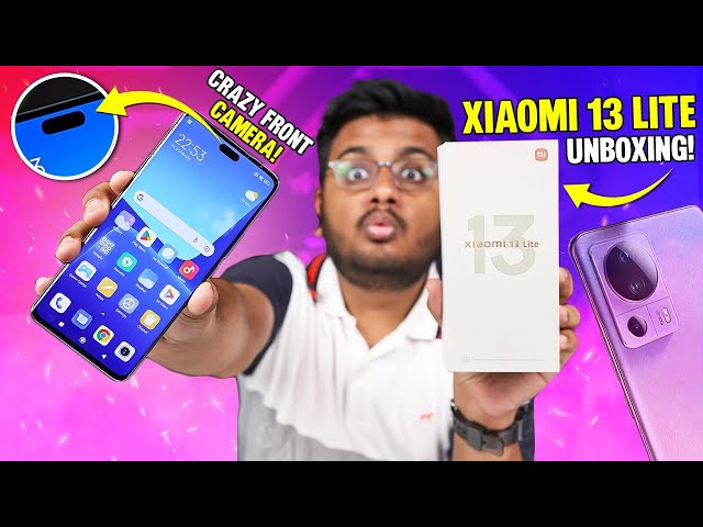 Xiaomi 13 Lite 5G has appeared in an unboxing video