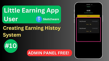 CREATING EARNING HISTORY SYSTEM | LITTLE EARN | PART #10 | SKETCHWARE