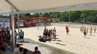 Balonmano playa Getasur vs Parla