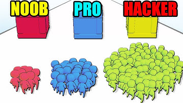 Clones Race - NOOB vs PRO vs HACKER